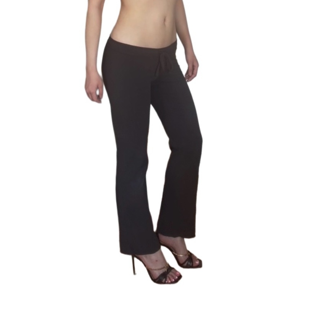 skims cotton jersey low rise crop pants size small soot